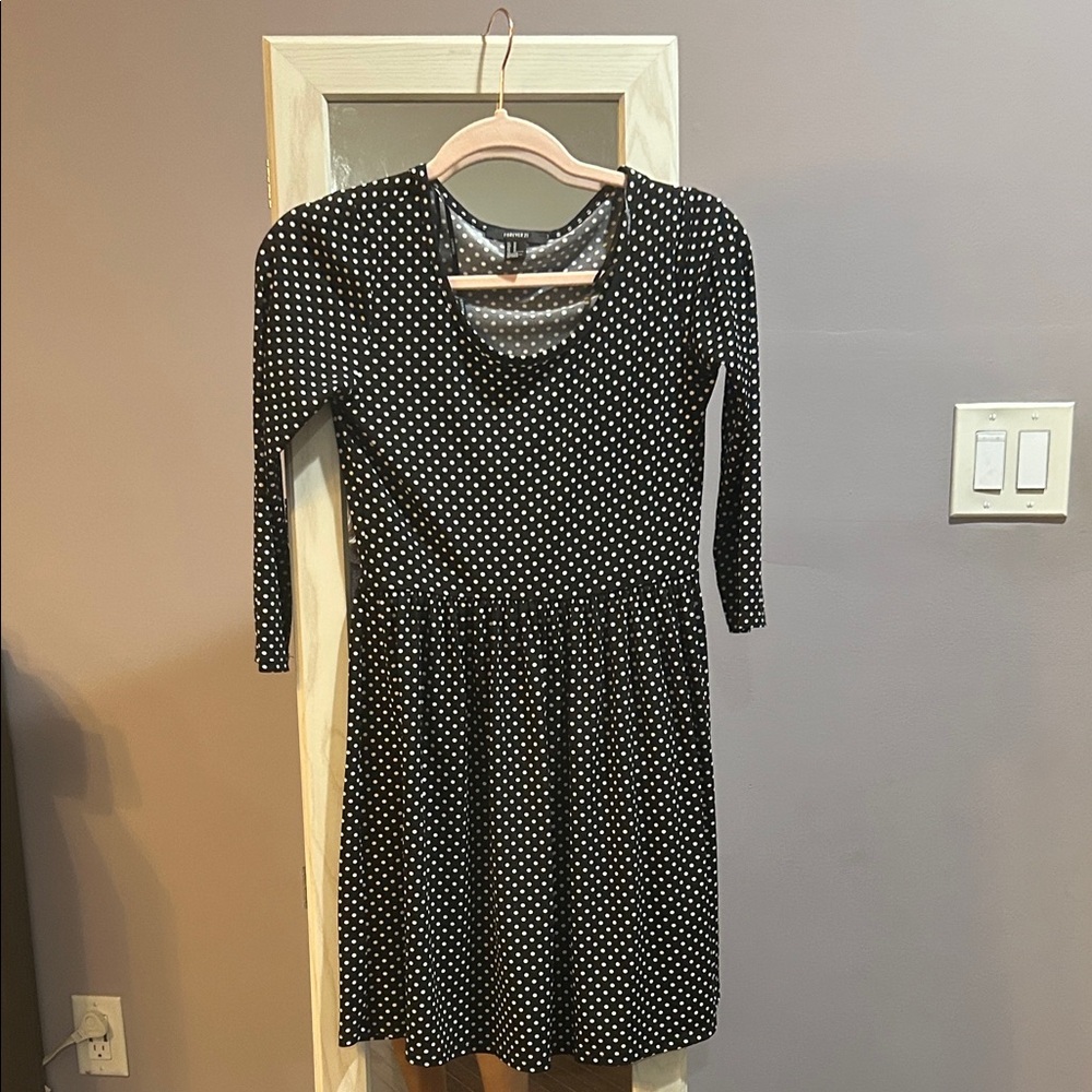 Black and White Polka Dot Dress